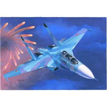 Plastikový model Trumpeter 1/72 Russian Su-27UB Flanker C Fighter