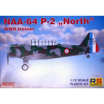 Plastikový model 1/72 NAA-64 P-2 'North' WWII Trainer (6x camo)