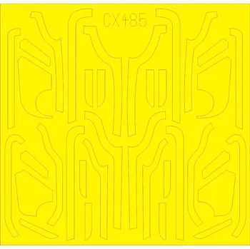 Plastikový model Mask 1/72 B-17G antiglare panels (VE production)