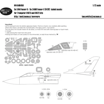 Plastikový model 1/72 Mask Su-24M / Su-24MR BASIC (TRUMP)
