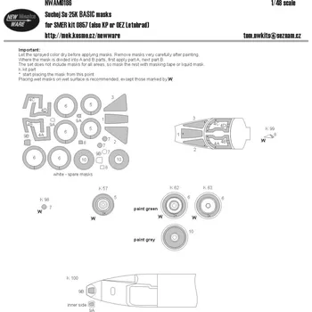 Plastikový model 1/48 Mask Sukhoi Su-25K BASIC (SMER 0857)