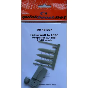 Plastikový model 1/48 Fw Ta 152C propeller w/tool (HOBBYB)