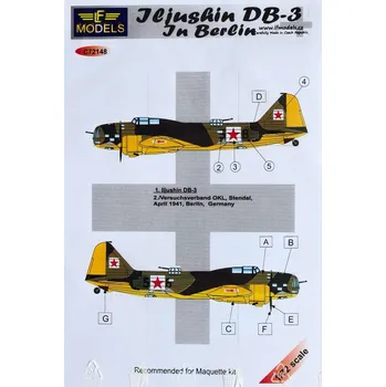 Plastikový model 1/72 Decals Ilyushin DB-3 in Berlin (MAQ)