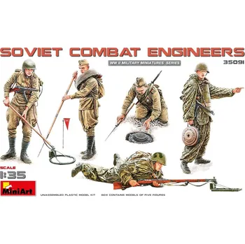 Plastikový model 1/35 Soviet Combat Engineers (5 fig.)