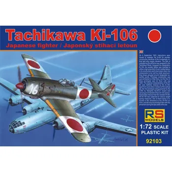 Plastikový model 1/72 Tachikawa Ki-106 (alternate markings)