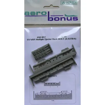 Plastikový model 1/48 US NAVY multiple eject.rack MER-7 (A/A37B-6)