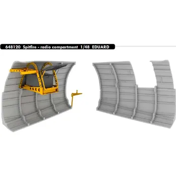 Plastikový model BRASSIN 1/48 Spitfire - radio compartment (EDU)
