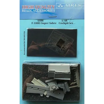 Plastikový model 1/48 F-100D Super Sabre cockpit set (TRUMP]