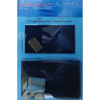 Plastikový model 1/72 EE Lightning F.2/F.6 exhaust nozzles (AIRF)