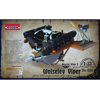 Plastikový model 1/32 Engine Wolseley W4A Viper