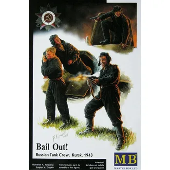 Plastikový model 1/35 Russian Tank Crew (Kurs, 1943)