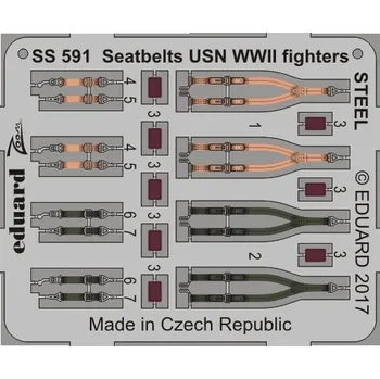 Plastikový model 1/72 Seatbelts USN WWII fighters STEEL