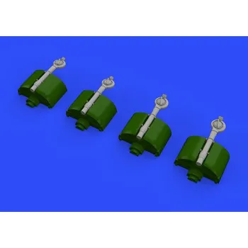 Plastikový model Eduard 1/72 B-24 turbochargers (EDUARD/HASEGAWA)