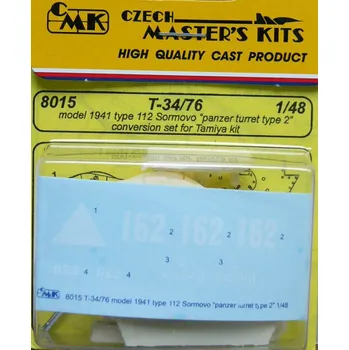 Plastikový model 1/48 T-34/76 m.1941 type 112 Sormovo Conv.Set(TAM)