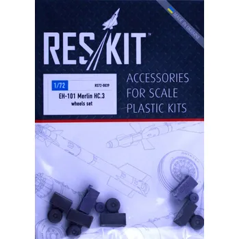 Plastikový model 1/72 EH-101 Merlin HC.3 wheels set (ITA,REV)