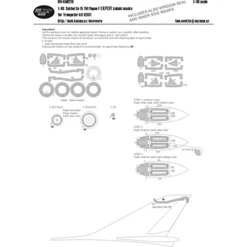 Plastikový model 1/48 Mask Su-15 TM Flagon-F EXPERT (TRUMP 02811)