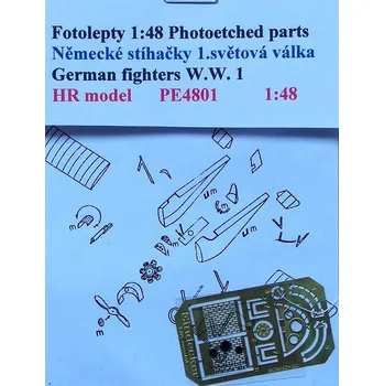Plastikový model 1/48 Photoetched parts for German fighters WWI