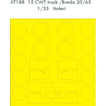 Plastikový model Mask 1/35 15 CWT truck /Breda 20/65 (ITAL)