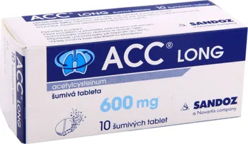 Lék na kašel, rýmu a nachlazení ACC Long 600 mg