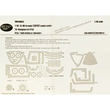 Plastikový model 1/48 Mask EA-18G Growler EXPERT (HAS PT52)