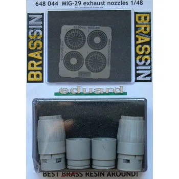 Plastikový model BRASSIN 1/48 MiG-29 exhaust nozzles (ACAD/EDU)