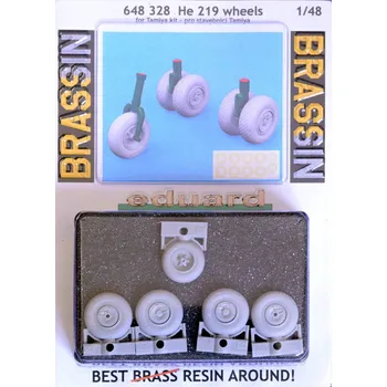 Plastikový model BRASSIN 1/48 He 219 wheels (TAM)