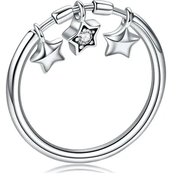 Prsten Elenys stříbrný prsten Padající hvězdy Velikost: 7 (EU: 54-56)