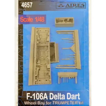 Plastikový model 1/48 F-106A Delta Dart wheel bay (TRUMP)