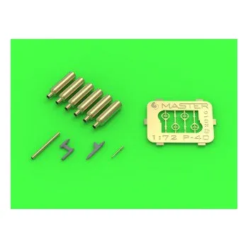 Plastikový model Master 1/72 Curtiss P-40 E-N blast tubes, gunsight&pitot