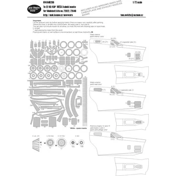 Plastikový model 1/72 Mask Tu-22KD/KDP MEGA (MSVIT 72022/46)