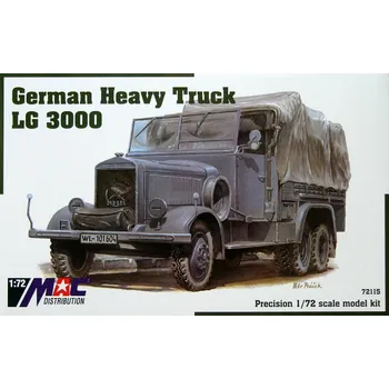 Plastikový model 1/72 MB LG3000 German Heavy Truck