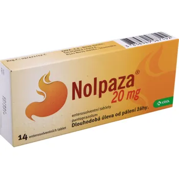 Lék proti pálení žáhy Nolpaza 20 mg 14 tbl.