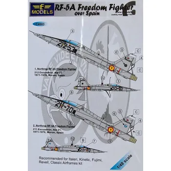 Plastikový model 1/48 Decals RF-5A Freedom Fighter over Spain