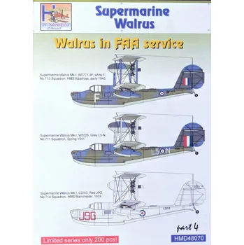 Plastikový model 1/48 Decals Superm. Walrus Mk.I FAA Service Pt.4
