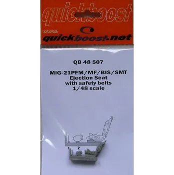 Plastikový model 1/48 MiG-21PFM/MF/BIS/SMT eject.seat w/ saf.belts