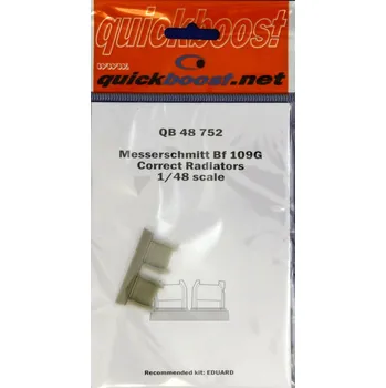 Plastikový model 1/48 Bf 109E correct radiators (EDU)