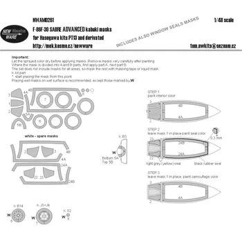 Plastikový model 1/48 Mask F86F-30 Sabre ADVANCED (HAS PT13)