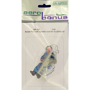 Plastikový model 1/48 Soviet Pilot w/ ejection seat for Su-22/Su-25