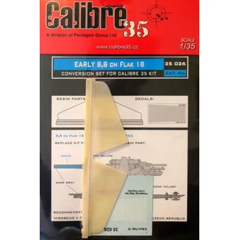 Plastikový model 1/35 8,8cm Flak 18 Early (Conv.Set for Calibre35)