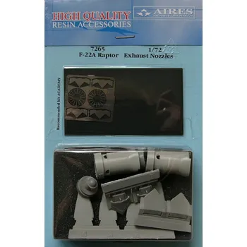 Plastikový model 1/72 F-22A Raptor exhaust nozzles (ACAD)