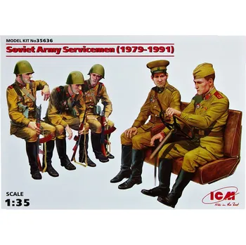 Plastikový model 1/35 Soviet Army Servicemen 1979-1991 (5 fig.)