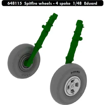 Plastikový model BRASSIN 1/48 Spitfire wheels - 4 spoke (EDU)