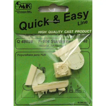 Plastikový model 1/48 F-104 Starfighter radome (HAS)