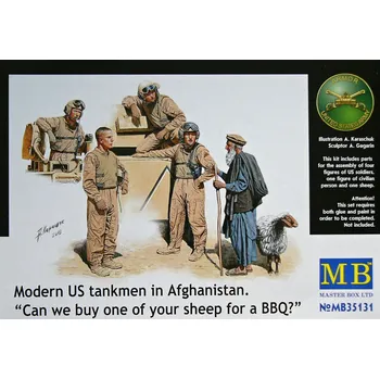 Plastikový model 1/35 Modern US Tankmen in Afghanistan (6 fig.)