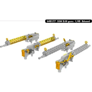 Plastikový model BRASSIN 1/48 SSW D.III guns (EDU)