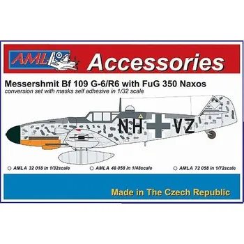 Plastikový model 1/72 Bf 109 G-6/R6 w/ FuG 350 Naxos Conversion set
