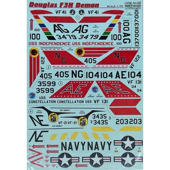 Plastikový model 1/72 Douglas F3H Demon (wet decals)