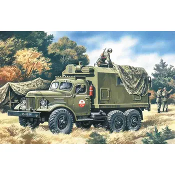 Plastikový model 1/72 ZIL 157 Command Post