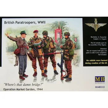 Plastikový model 1/35 British Paratroopers (1944) Kit No.1