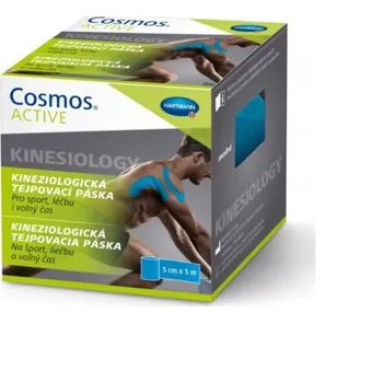Tejpovací páska Hartmann Cosmos Active Kineziologická tejpovací páska 5 cm × 5 m modrá